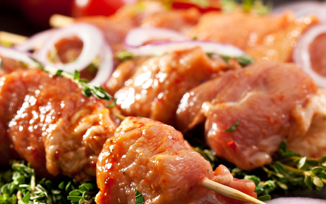 Recette de brochettes de veau aux agrumes