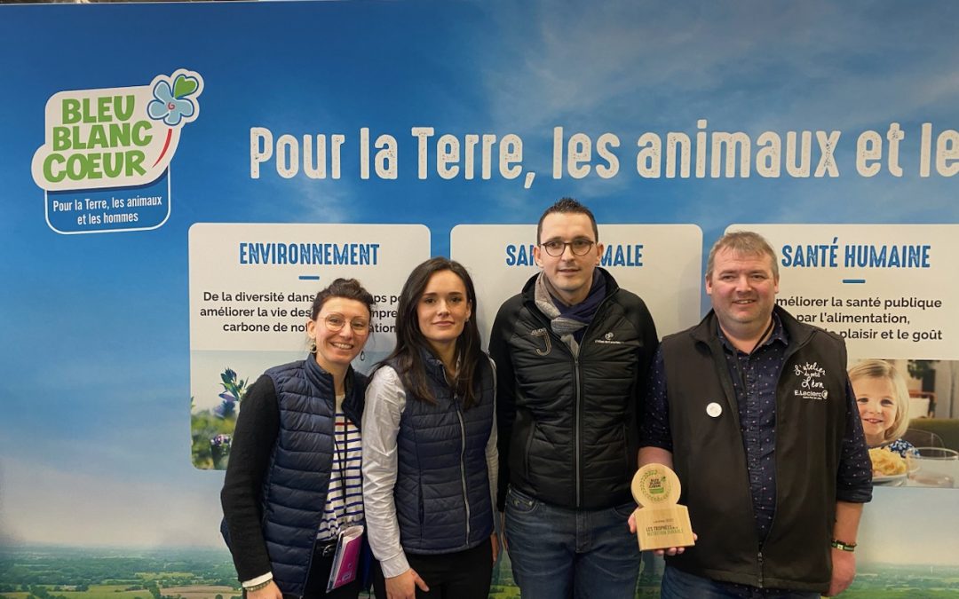 Remise de trophée Bleu Blanc Coeur à Nicolas Combot avec Nicolas Carro et Breizhveau header